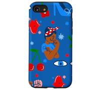 Carcasa para iPhone SE (2020) / 7/8 Negro Africano Rosie The Riveter Rockabilly caprichoso ww2