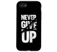 Carcasa para iPhone SE (2020) / 7/8 Never Ever Give Up, Inspirational Motivational Quotes Saying
