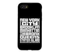 Carcasa para iPhone SE (2020) / 7/8 New York City 5 Boroughs Typography T Shirt NYC Graphic