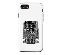 Carcasa para iPhone SE (2020) / 7/8 New York City Skyline T Shirt NYC Boroughs Vintage Graphic