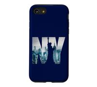 Carcasa para iPhone SE (2020) / 7/8 New York City Statue of Liberty NY Photo Silhouette