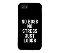 Carcasa para iPhone SE (2020) / 7/8 no Boss no Stress Just Looks Bold Confident Hombres Mujeres
