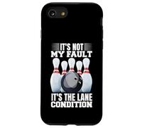 Carcasa para iPhone SE (2020) / 7/8 No es mi Culpa es el Carril Condiciones Bowling Bowler