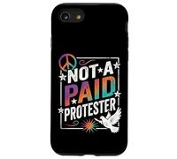 Carcasa para iPhone SE (2020) / 7/8 No es un manifestante pagado, Divertido diseño Pro Democracia Paz