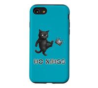 Carcasa para iPhone SE (2020) / 7/8 No Kings Gato Negro Pateando Corona Proteger Protesta Democracia