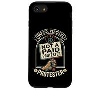 Carcasa para iPhone SE (2020) / 7/8 No pagado pacífico, no un manifestante pagado Funny Pro Democracia