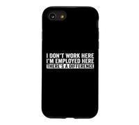 Carcasa para iPhone SE (2020) / 7/8 No Trabajo aquí Estoy Empleado Aquí Hay una Diferencia