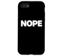 Carcasa para iPhone SE (2020) / 7/8 Nope Humor seco Mínimo límite Mentalidad Identidad