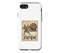 Carcasa para iPhone SE (2020) / 7/8 Nope Knight Fighting Giant Snail Funny Medieval History Meme