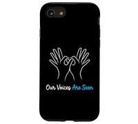 Carcasa para iPhone SE (2020) / 7/8 Nuestras Voces Son Vistas intérprete de lenguaje de señas Estadounidense