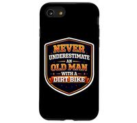 Carcasa para iPhone SE (2020) / 7/8 Nunca Subestimes a un Anciano con un Amante del Ciclista de la Suciedad
