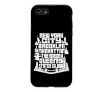 Carcasa para iPhone SE (2020) / 7/8 NYC New York City Boroughs Skyline Brooklyn Manhattan