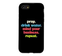 Carcasa para iPhone SE (2020) / 7/8 Orar Beber Agua Mente Su Negocio Repetir Emprendedor