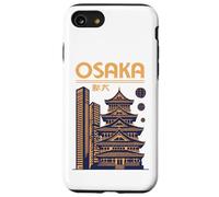 Carcasa para iPhone SE (2020) / 7/8 Osaka Night Skyline Pagoda Castillo y Torres Modernas
