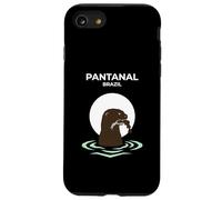 Carcasa para iPhone SE (2020) / 7/8 Pantanal Brasil Nutria Gigante Atardecer Río