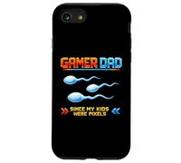Carcasa para iPhone SE (2020) / 7/8 Papá Jugador Desde Que mis Hijos Eran píxeles, Divertido Adulto de los 80 y 90
