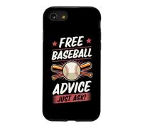 Carcasa para iPhone SE (2020) / 7/8 para Instructor de Béisbol Entrenador Consejos de béisbol Gratis Solo Pregunte