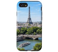 Carcasa para iPhone SE (2020) / 7/8 París Torre Eiffel Río Sena Paisaje Urbano Gráfico Escéni