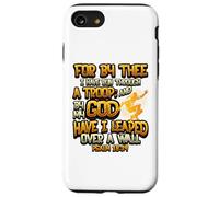 Carcasa para iPhone SE (2020) / 7/8 Parkour Christian Atleta Versículo de la Biblia Religioso Freerunning