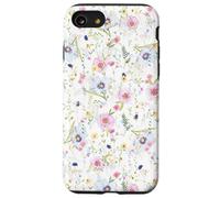 Carcasa para iPhone SE (2020) / 7/8 Patrón de Flores de Primavera Pastel de Acuarela Suave