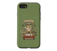 Carcasa para iPhone SE (2020) / 7/8 Pawpaw Saurus Chaos Manager Abuelo Papá Broma Vintage