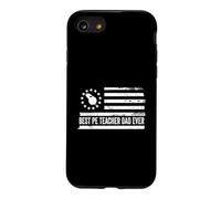 Carcasa para iPhone SE (2020) / 7/8 PE Teacher Phys ED Educación Física US Bandera Americana Retro