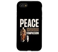 Carcasa para iPhone SE (2020) / 7/8 Peace Kindness Compassion Walk for Peace Monk & Aloka Dog