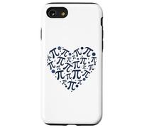 Carcasa para iPhone SE (2020) / 7/8 Pi Number Heart - 3.14 Matemáticas Feliz Día Pi Estudiante de Matemáticas