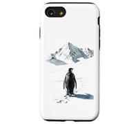 Carcasa para iPhone SE (2020) / 7/8 Pingüino Solitario marchando hacia la montaña desorientado, Pero por qué