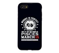 Carcasa para iPhone SE (2020) / 7/8 Piscis Marzo 15 Signo del Zodiaco cumpleaños astrología Cita Retro
