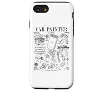 Carcasa para iPhone SE (2020) / 7/8 Pistola pulverizadora de Pintura para Pintor de automóviles, impresión de Patente Vintage