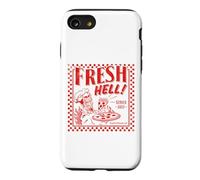 Carcasa para iPhone SE (2020) / 7/8 Pizza Satan Fresh Hell Satan Occult Satanic Lucifer