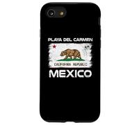 Carcasa para iPhone SE (2020) / 7/8 Playa del Carmen - Bandera de México con diseño de Bandera Mexicana