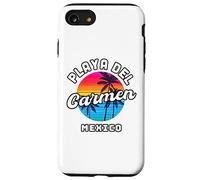 Carcasa para iPhone SE (2020) / 7/8 Playa del Carmen México Playa Atardecer Verano Vintage Souvenir