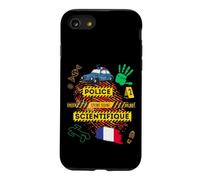 Carcasa para iPhone SE (2020) / 7/8 Policía Científica Francia Investigador Prueba Crimen Investigación