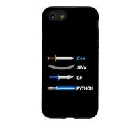 Carcasa para iPhone SE (2020) / 7/8 Programador Arma Diciendo Plus Plus Java Sharp Python