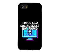 Carcasa para iPhone SE (2020) / 7/8 Programmer Introvert Error 404 Social Skills Not Found