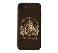 Carcasa para iPhone SE (2020) / 7/8 Purrfectly Royal Meowjesty Retrato de Gato rococó Barroco Divertido