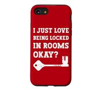 Carcasa para iPhone SE (2020) / 7/8 Puzzles Me Encanta Estar encerrado en Habitaciones Bueno Escape Room