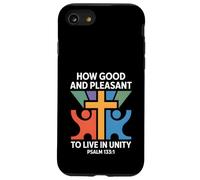 Carcasa para iPhone SE (2020) / 7/8 Qué Bueno y Agradable Salmo 133:1 Unidad Escritura