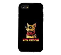 Carcasa para iPhone SE (2020) / 7/8 ¿Qué Estoy Haciendo con mis Vidas (Funny Cat Graphic)