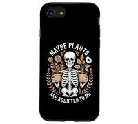 Carcasa para iPhone SE (2020) / 7/8 Quizás Las Plantas Son adictas a mí Esqueleto Divertido