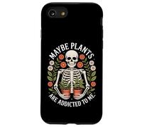 Carcasa para iPhone SE (2020) / 7/8 Quizás Las Plantas Son adictas a mí Esqueleto Divertido