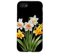 Carcasa para iPhone SE (2020) / 7/8 Ramo De Narcisos De Primavera Amarillo Blanco Formas Mania
