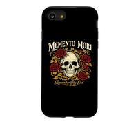Carcasa para iPhone SE (2020) / 7/8 Recordatorio de filosofía estoica de Rosas góticas con Calavera Memento Mori