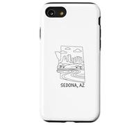 Carcasa para iPhone SE (2020) / 7/8 Recordatorio de Recuerdo de Sedona Arizona de AZ Red Rocks Retro