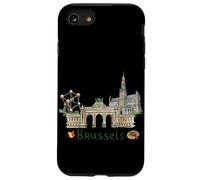 Carcasa para iPhone SE (2020) / 7/8 Recuerdo de Viaje de Bruselas Bélgica Ciudad histórica, Regalo