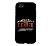 Carcasa para iPhone SE (2020) / 7/8 Recuerdo Envejecido Vintage de Denver Colorado Mile High City