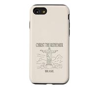 Carcasa para iPhone SE (2020) / 7/8 Recuerdo Minimalista de Viaje por la Ciudad de Cristo Redentor Brasil