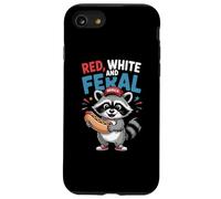Carcasa para iPhone SE (2020) / 7/8 Red White and Feral